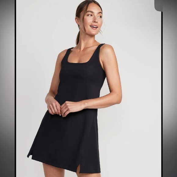 Old Navy Dresses & Skirts - Old Navy Active Dress with Built-In Bra and Shorts Black